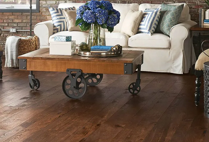 Living Room Hardwood Flooring | Ronnie's Carpets & Flooring