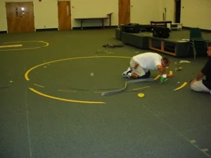 Sports Court Installation | Ronnie's Carpets & Flooring